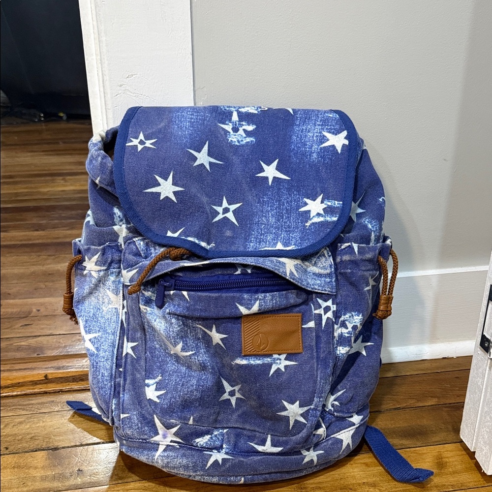 Blue Star Pattern Backpack - image 1